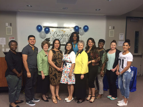 Graduates of OLLU in the Woodlands with Sisters Rosalie Karsted and Anita Brenek