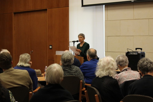 Sr. Mary Christine Morkovsky at "Surrender to Christ for Mission: French Spiritual Traditions" sponsored by Oblate School of Theology.