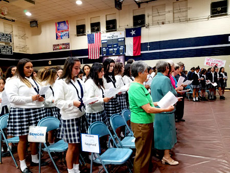 Providence Catholic School students