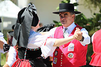 dancers in period costume at Heritage Day